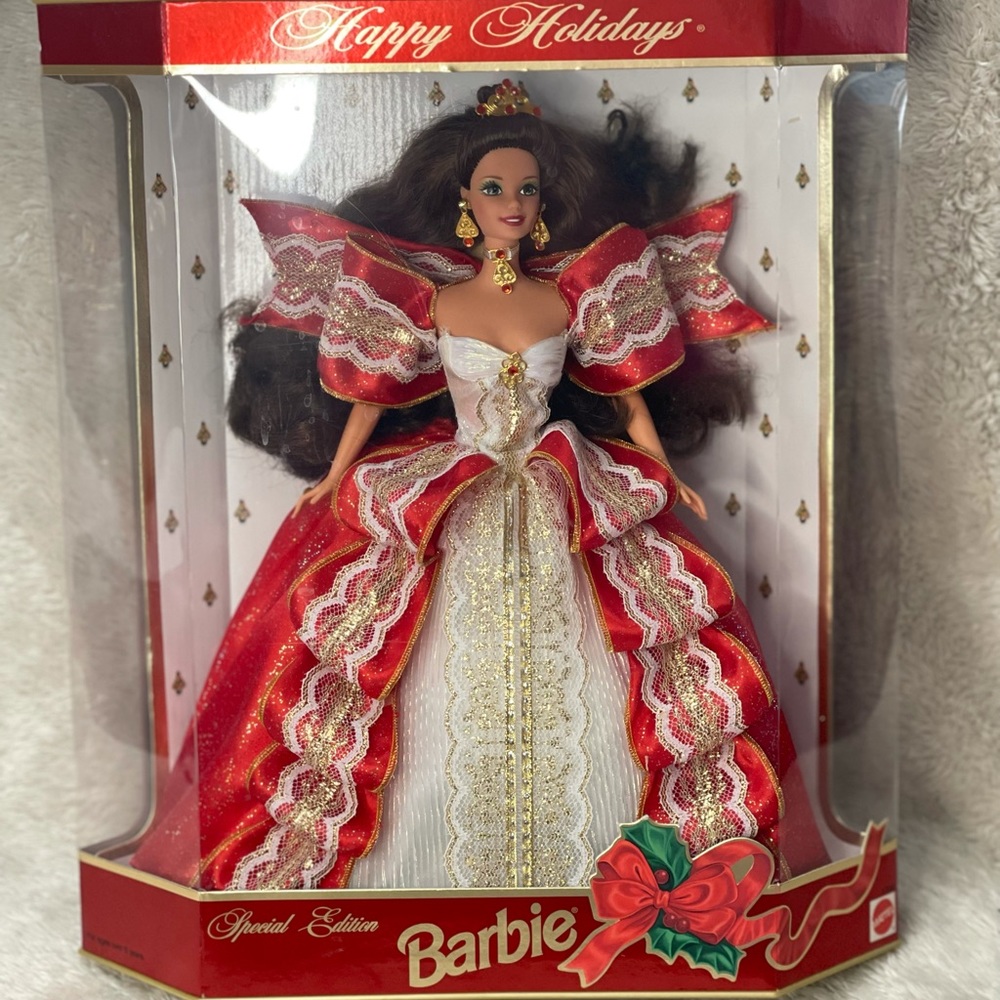 Mattel’s Happy Holidays 1997 Special Edition 10th Anniversary Barbie Doll